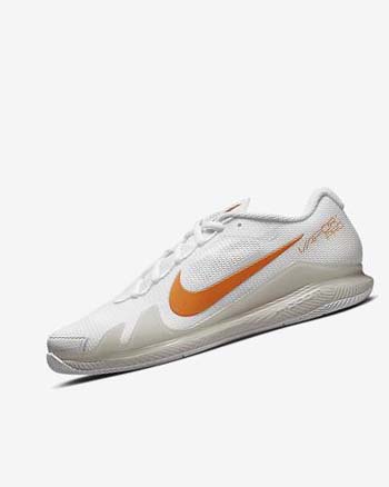 Nike Court Air Zoom Vapor Pro Blancos Beige Claro Azules | MX 2210
